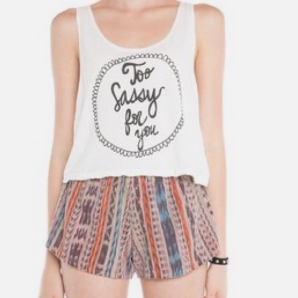 Vintage Brandy Melville “Too Sassy for You” top